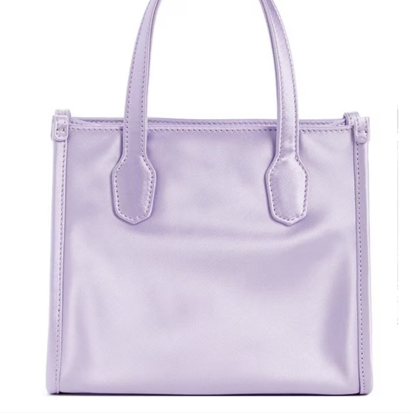 Guess Silvana 2 Compartment Mini Tote Bag Violet - Picture 11 of 13